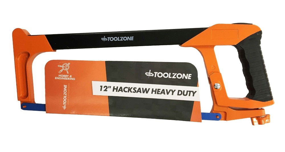 HACKSAW 12 HEAVY DUTY 24 TPI RUBBER GRIP - TOOLZONE KDPSW099