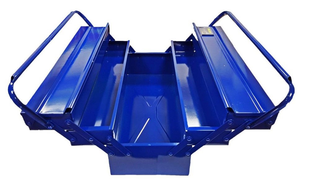 CANTILEVER TOOLBOX 530x200x200mm WITH ORGANISER AND TRAY - TOOLZONE KDPTB006