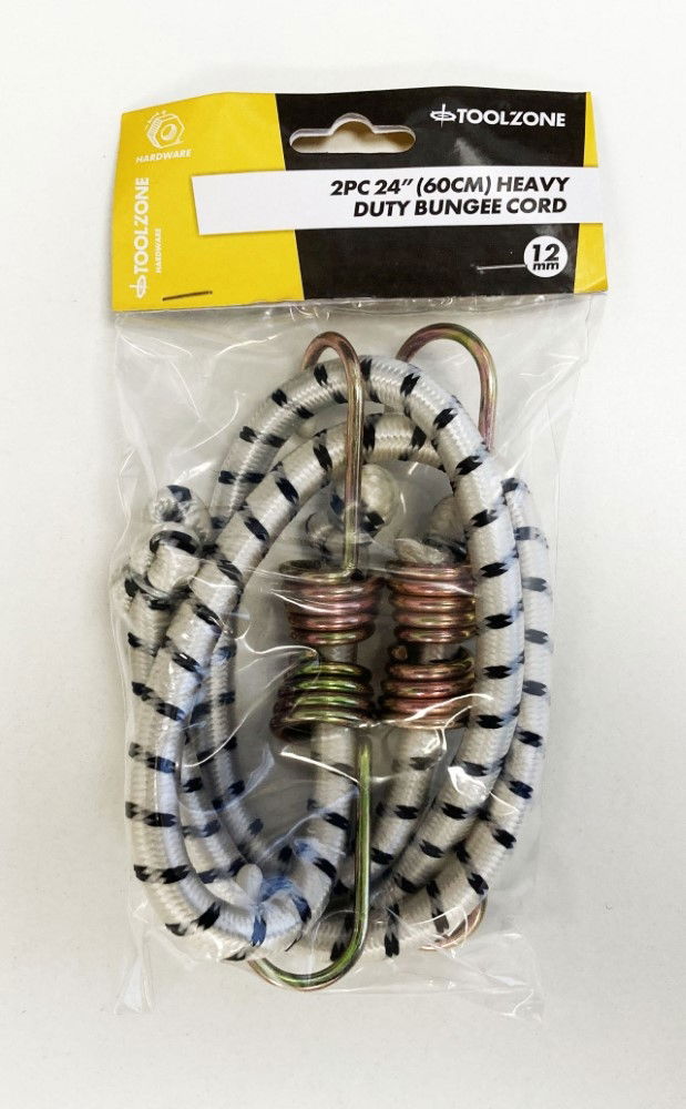 BUNGEES 2PC 24 12mm WITH HOOKS - TOOLZONE KDPTD001