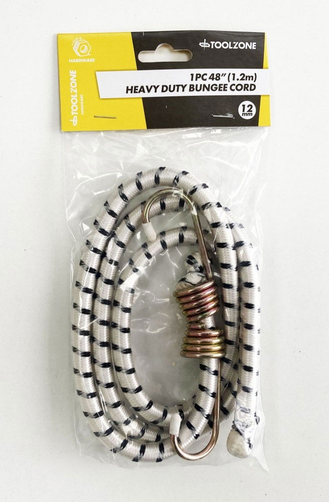 BUNGEE 1PC 48 12mm WITH HOOKS - TOOLZONE KDPTD003