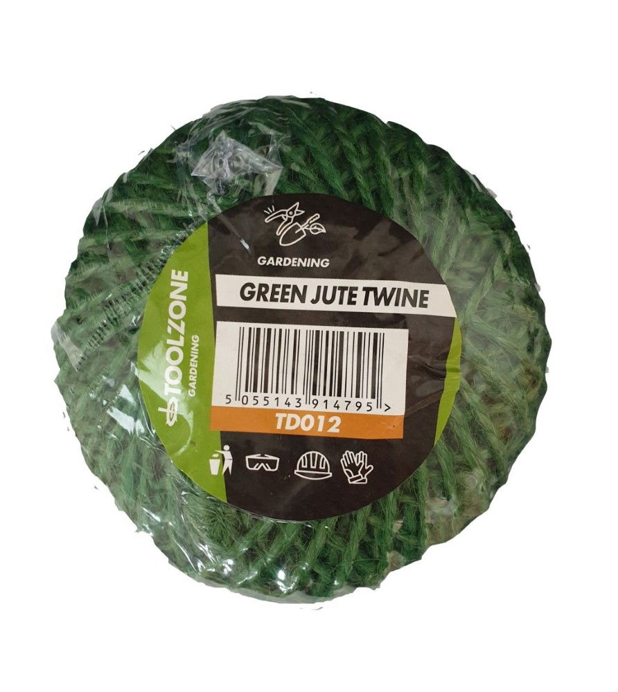 JUTE BALL 1PC LARGE GREEN - TOOLZONE KDPTD012