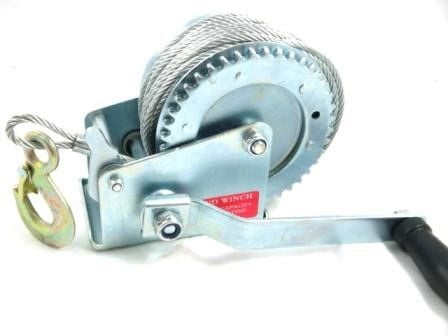 BOAT WINCH 1200lb 20m ROPE 5mm DIAMETER - TOOLZONE KDPTD023
