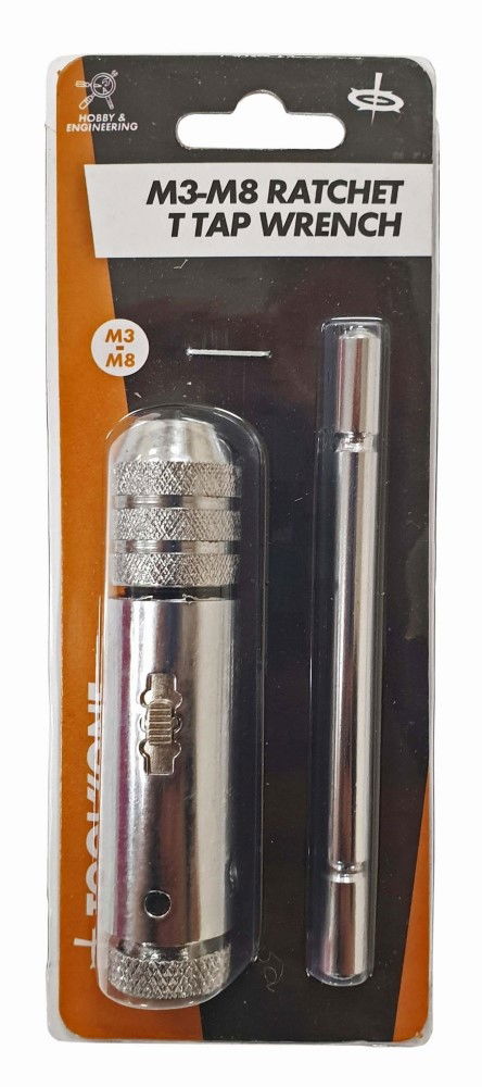 RATCHET T TAP WRENCH M3-M8 - TOOLZONE KDPTP115