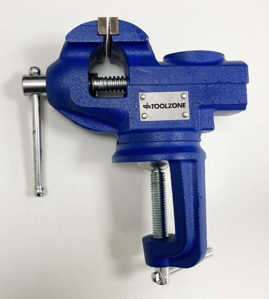 SWIVEL TABLE VICE 2 50mm JAW WIDTH 60mm MAX OPENING - TOOLZONE KDPVC035