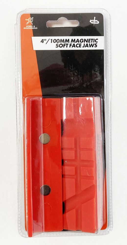 MAGNETIC SOFT VICE JAWS 4 TPU MULTI GROOVE NON-MARKING - TOOLZONE KDPVC047
