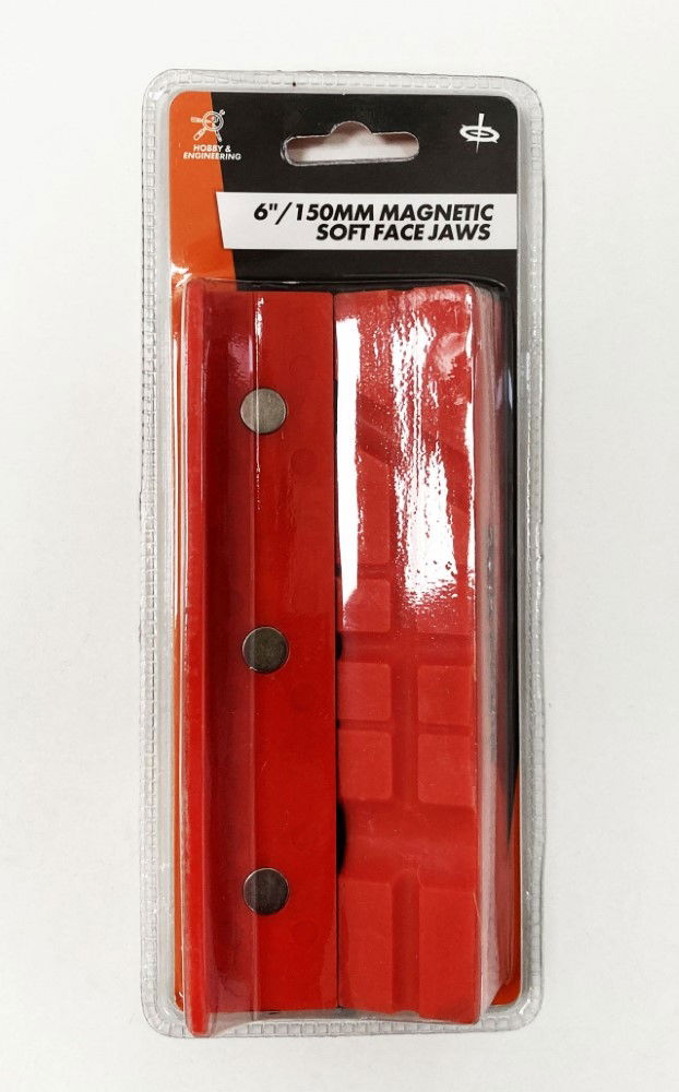 MAGNETIC SOFT VICE JAWS 6 TPU MULTI GROOVE NON-MARKING - TOOLZONE KDPVC048