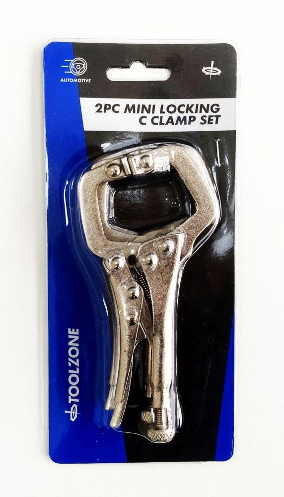 LOCKING C CLAMP SET MINI 2 PIECE 4 - TOOLZONE KDPWH041