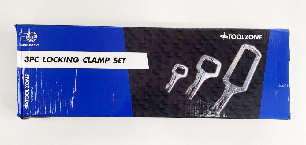 C CLAMP SET 3 PIECE 6 11 18 WITH SWIVEL PADS - TOOLZONE KDPWH042