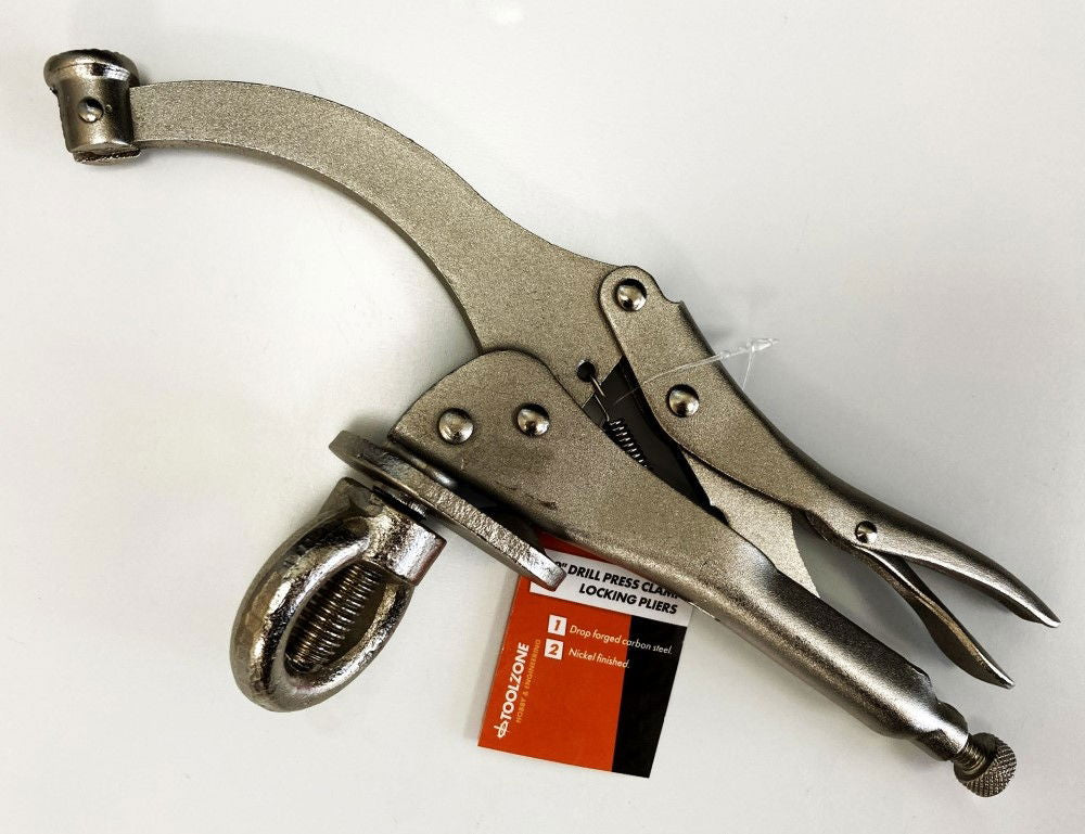 LOCKING PLIERS DRILL PRESS CLAMP 9 - TOOLZONE KDPWR178