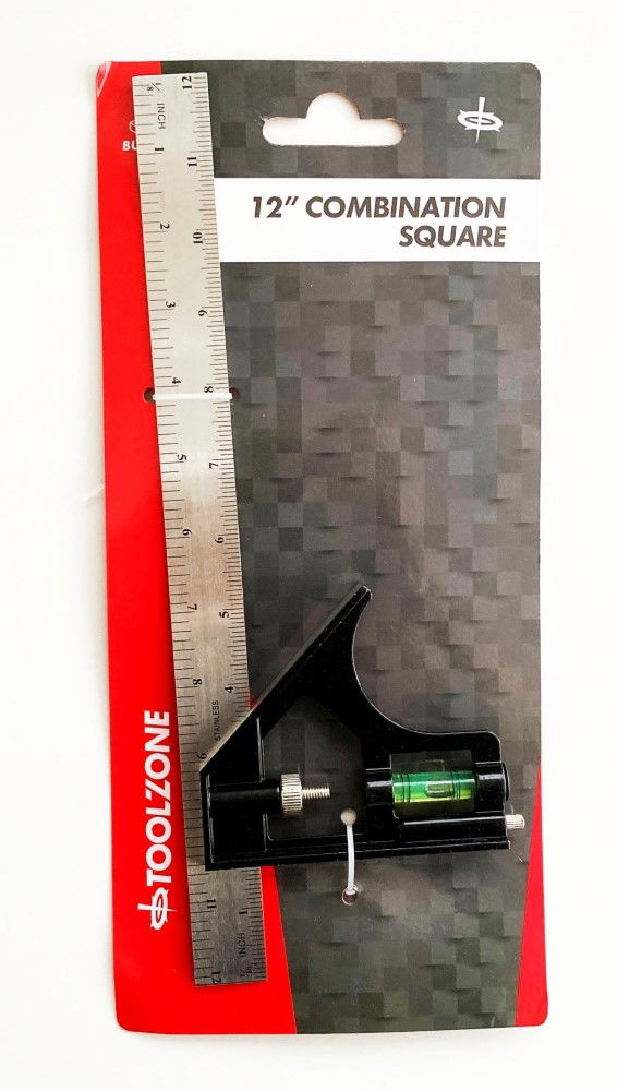 COMBINATION SQUARE 12 METRIC AND IMPERIAL - TOOLZONE KDPWW016
