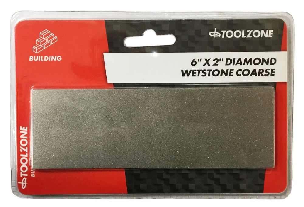 DIAMOND COATED WETSTONE COARSE PRO 6 x 2 300 GRIT - TOOLZONE KDPWW174