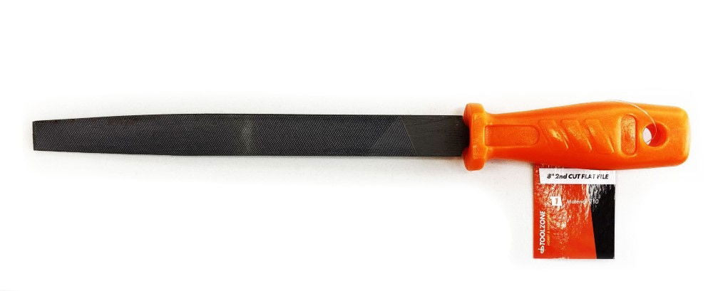 FLAT FILE 8 2ND CUT T10 STEEL FINE CUT - TOOLZONE KDPWW200