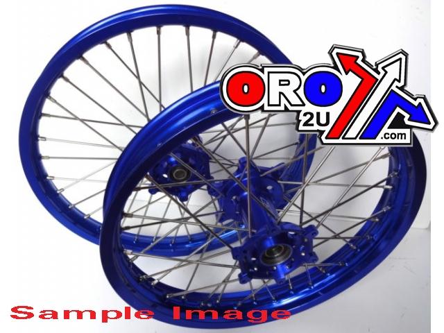 21x1.60 WHEEL YAM GLOSS BE/BE PLATIN, BLUE HUB WITH BLUE RIM MX-4002, SP185.04.80.04.00