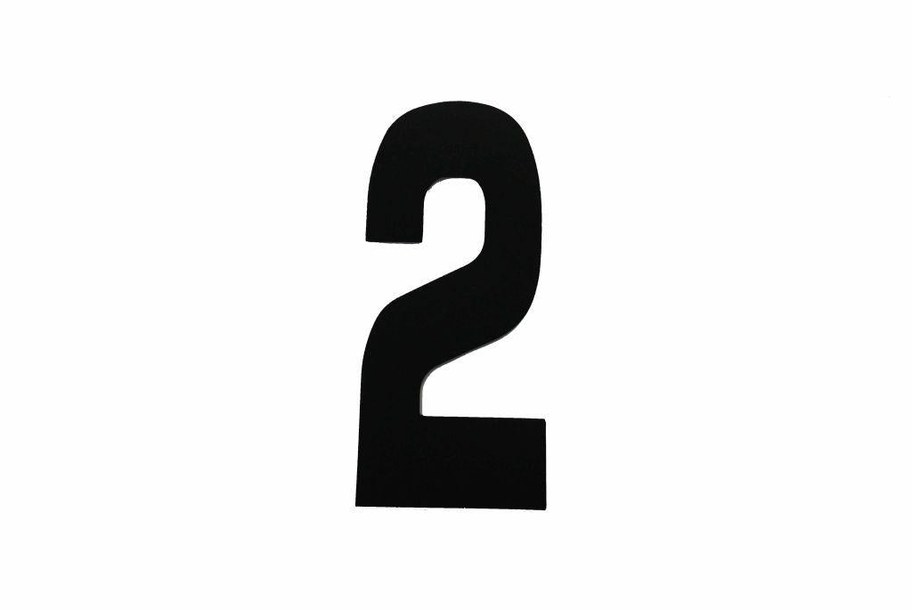 2 BLACK 8No.20cm. EACH
