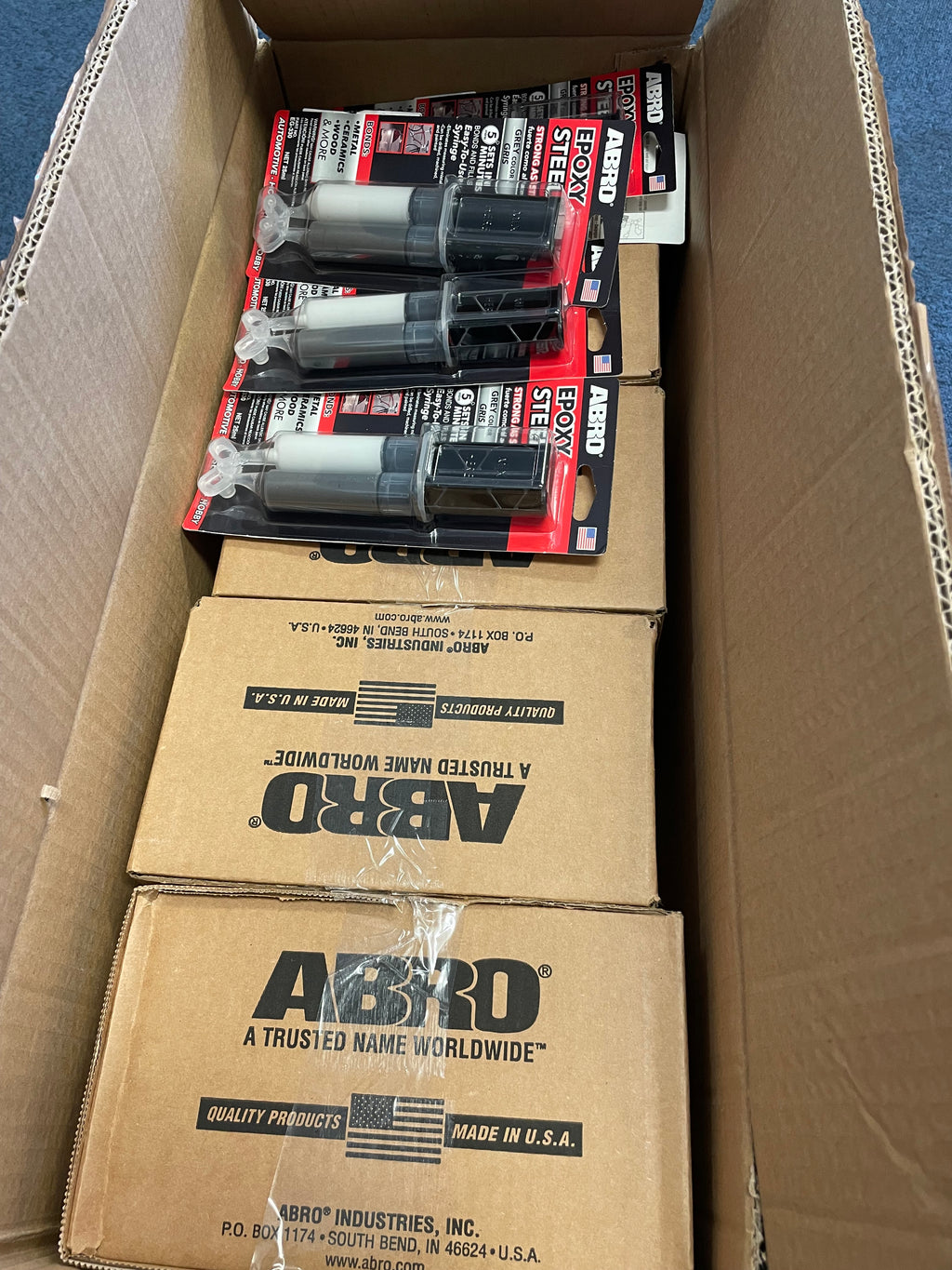 69 x ABRO EPOXY STEEL 25ml