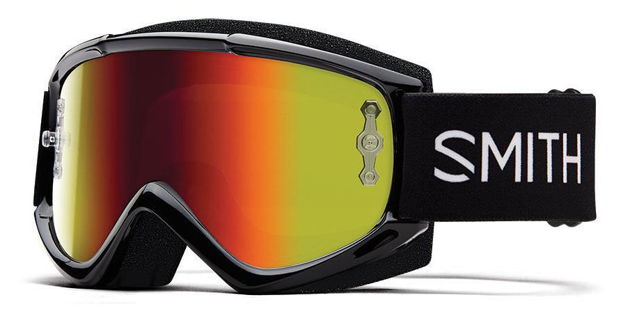 SMITH FUEL V.1 MAX BLACK, M008309MP9912 - END OF LINE, MIRRORED LENS AND CLEAR LENS