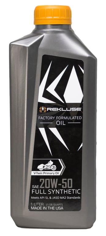 FACTORY FORMULATED OIL 20W/50 AMERICAN V-TWIN PRIMARY REKLUSE RMS-1099003