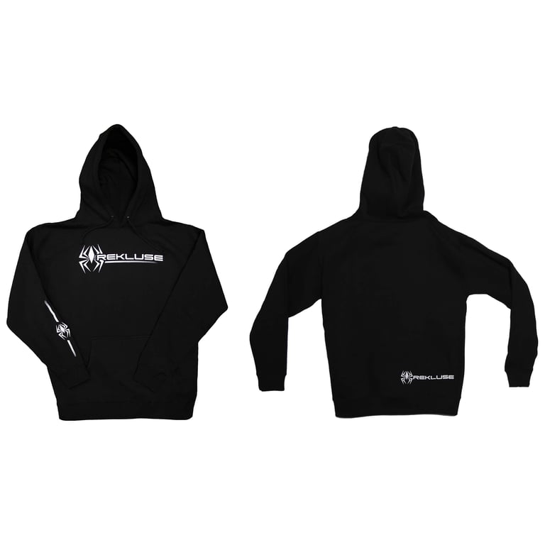 HOODED PULLOVER BLACK HEAVYWEIGHT XL REKLUSE RMS-960-XL