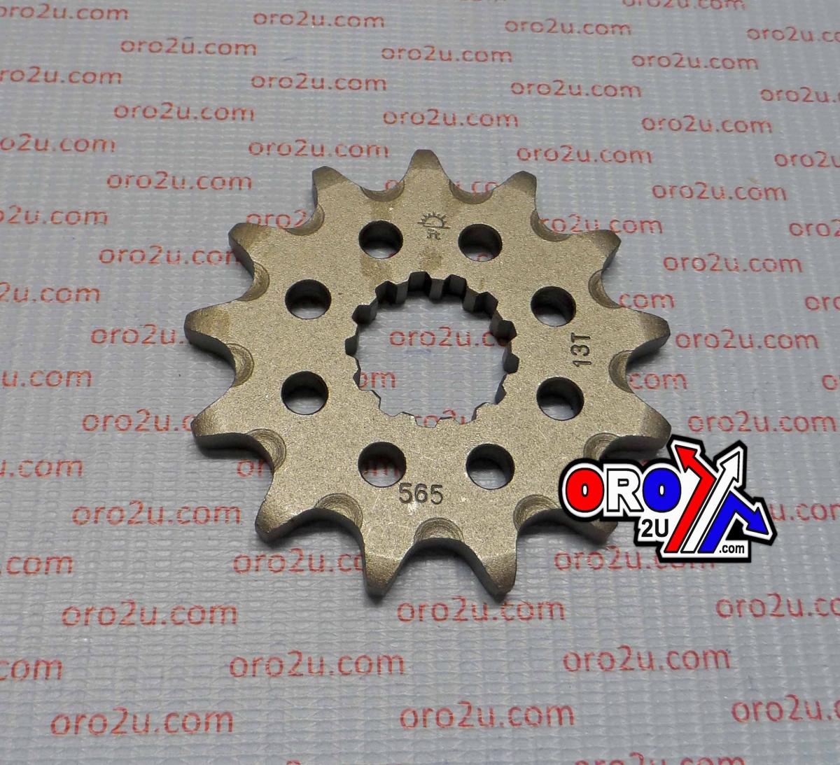 FRONT SPROCKET JTF565.13SC JT, Self-cleaning grooves & Light, SF565-13