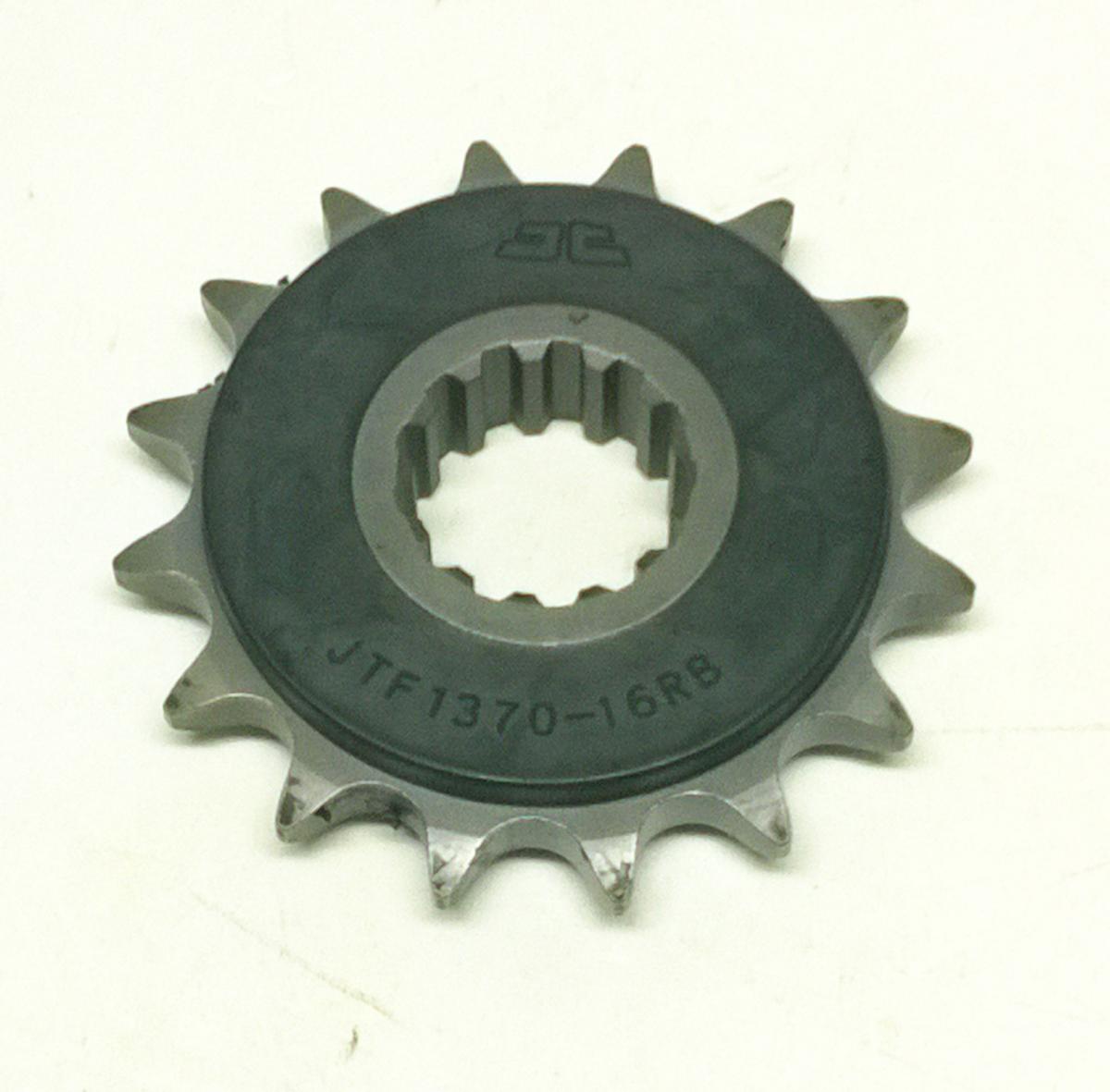 FRONT SPROCKET JTF1370.16RB JT, OE Rubber Cushioned