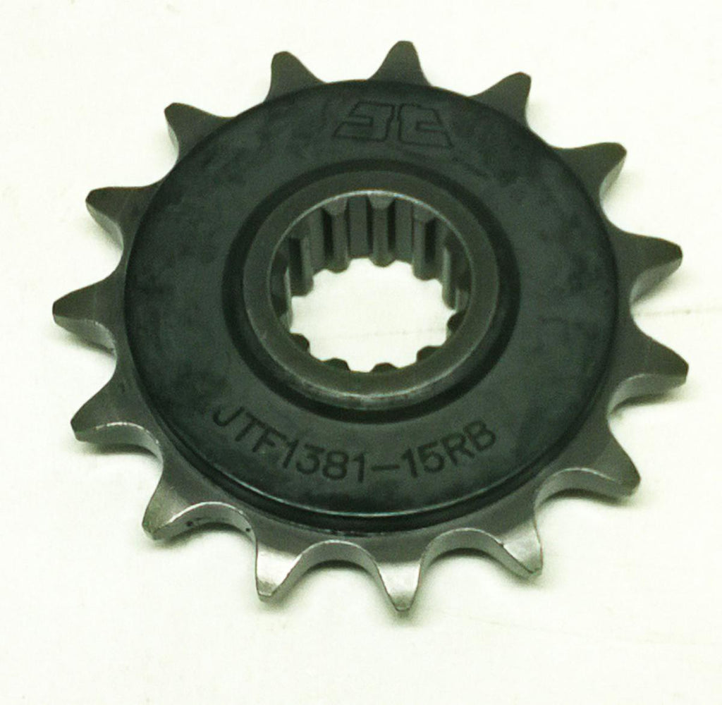 FRONT SPROCKET JTF1381.15RB JT, OE Rubber Cushioned