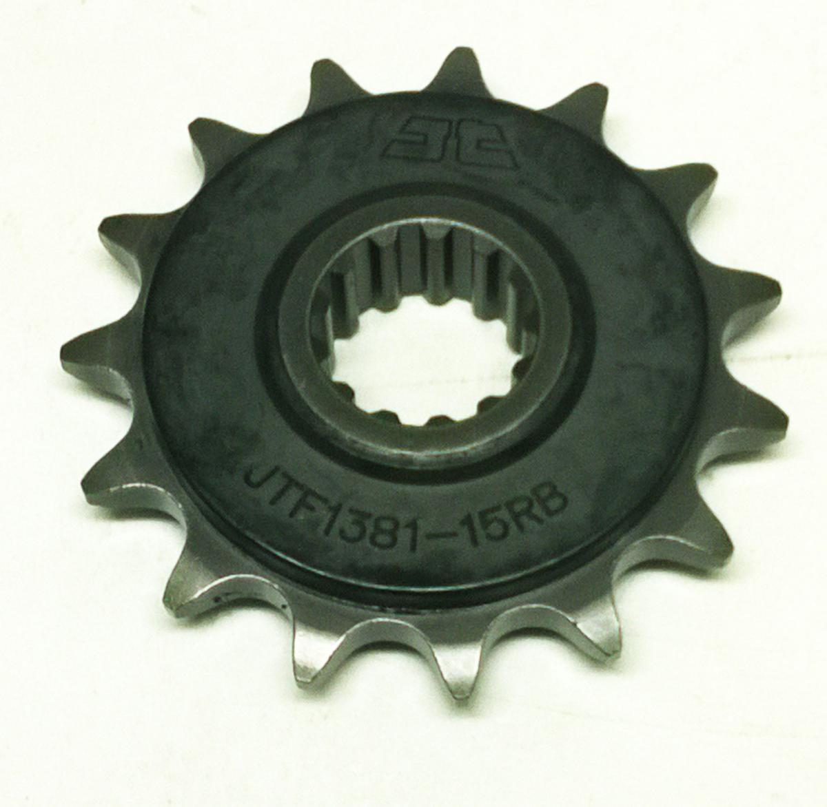 FRONT SPROCKET JTF1381.15RB JT, OE Rubber Cushioned