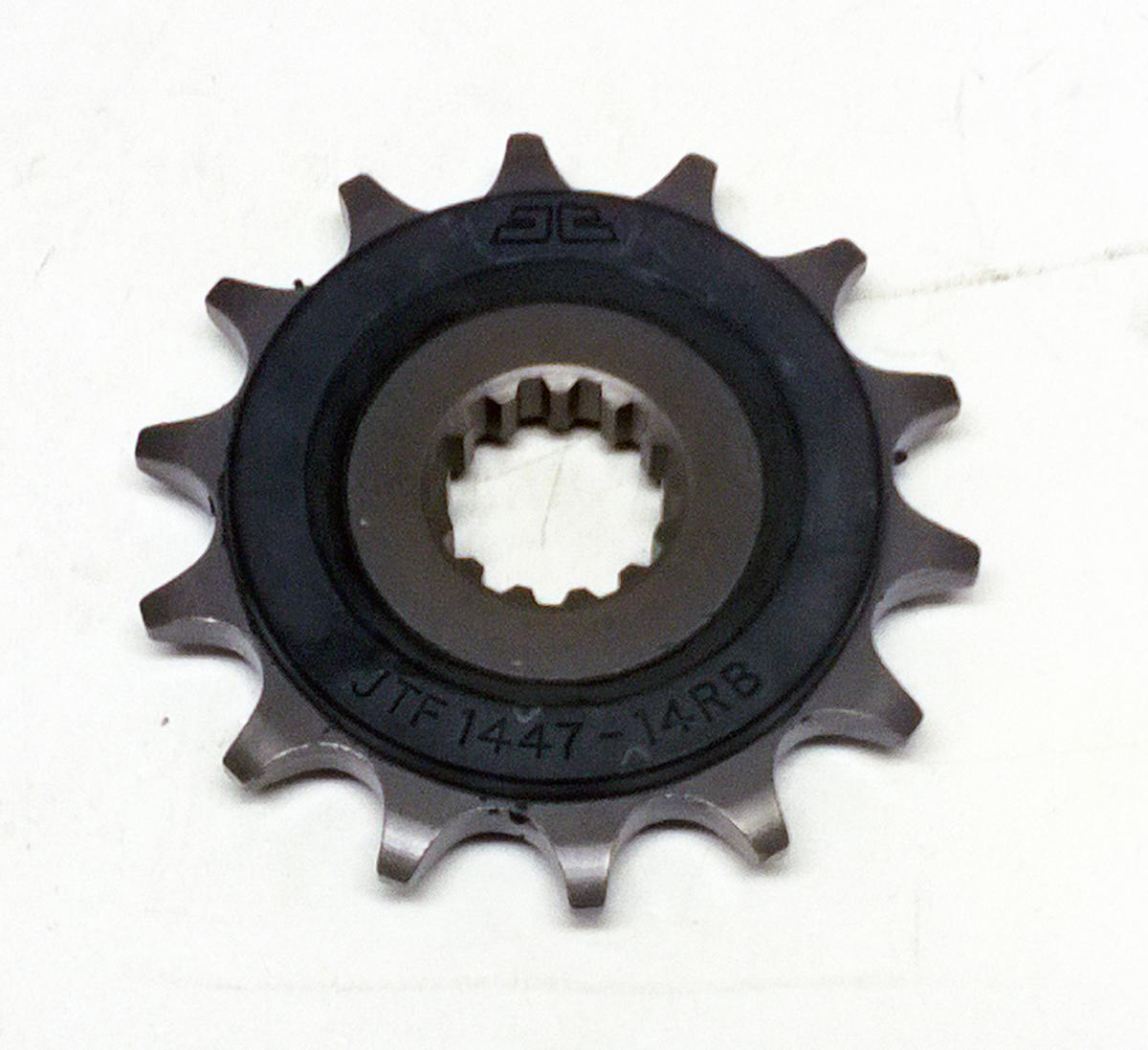 FRONT SPROCKET JTF1447.14RB JT, OE Rubber Cushioned
