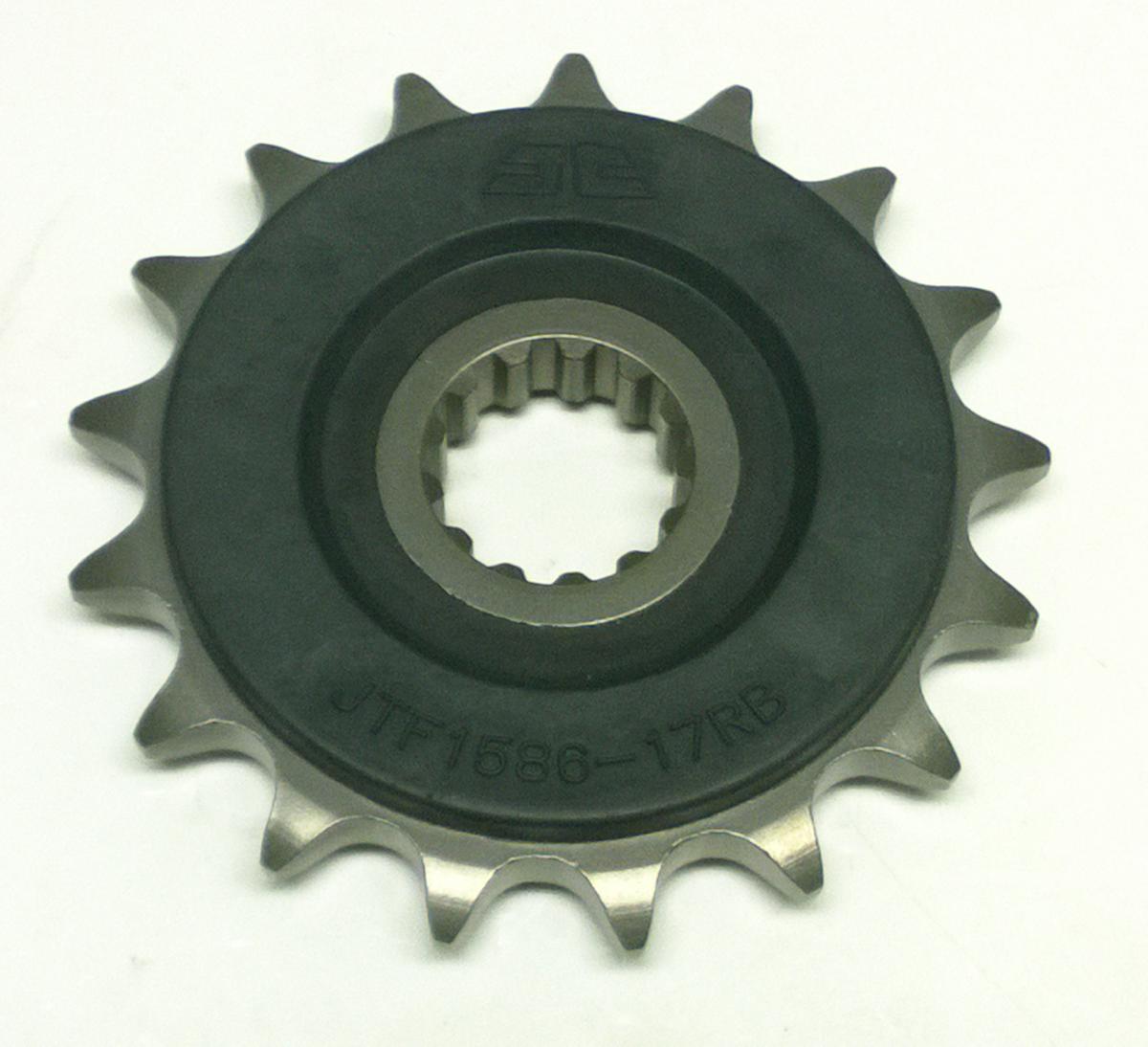 FRONT SPROCKET JTF1586.17RB JT, OE Rubber Cushioned
