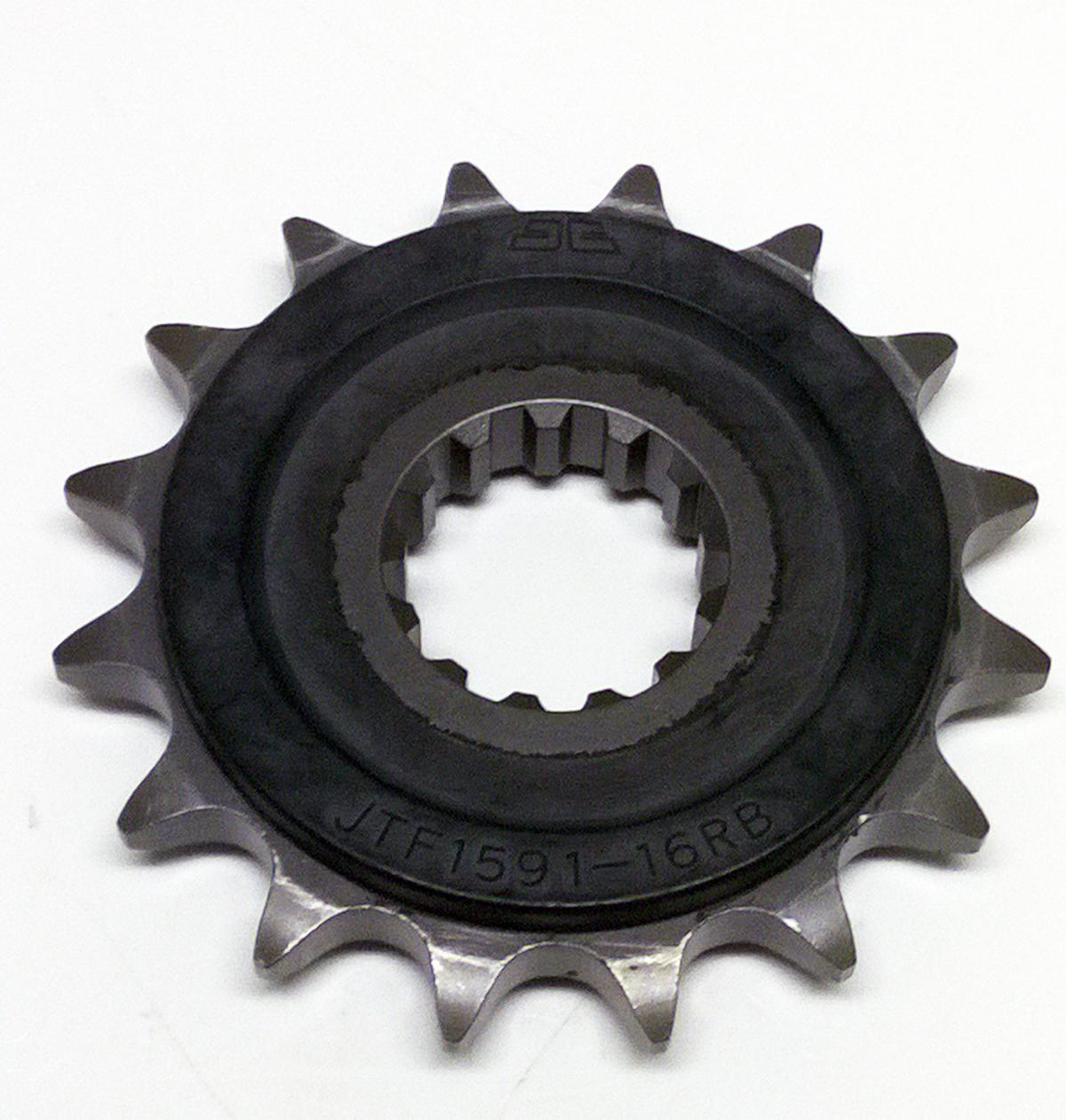 FRONT SPROCKET JTF1591.16RB JT, OE Rubber Cushioned