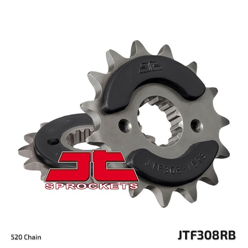 FRONT SPROCKET JTF308.14RB JT, OE Rubber Cushioned