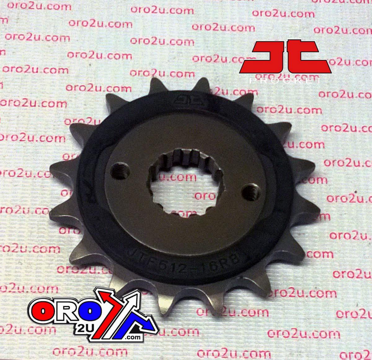 FRONT SPROCKET JTF512.16RB JT, OE Rubber Cushioned