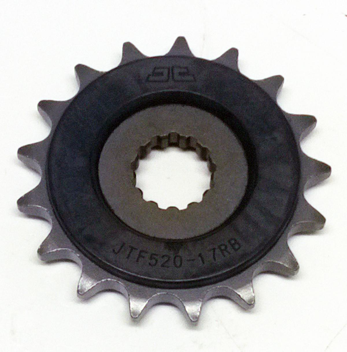FRONT SPROCKET JTF520.17RB JT, OE Rubber Cushioned