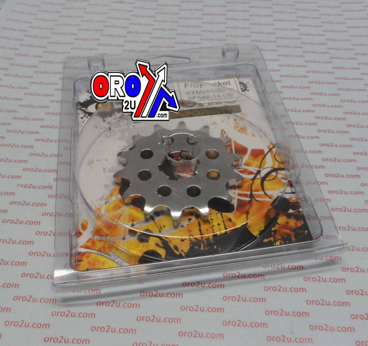 FRONT SPROCKET 14 [JTF546.14] 420, CHROMOLLY