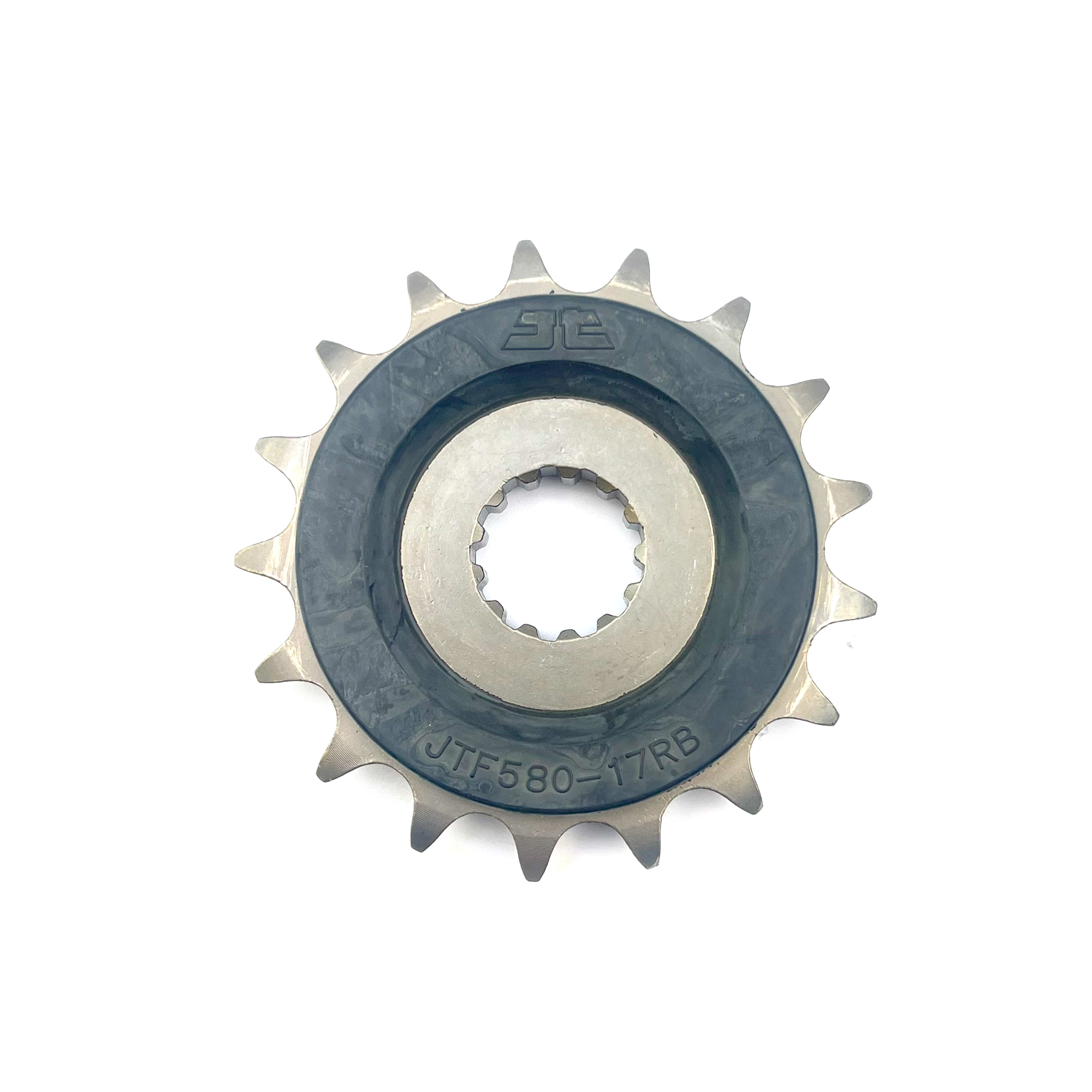 FRONT SPROCKET JTF580.17RB JT, OE Rubber Cushioned