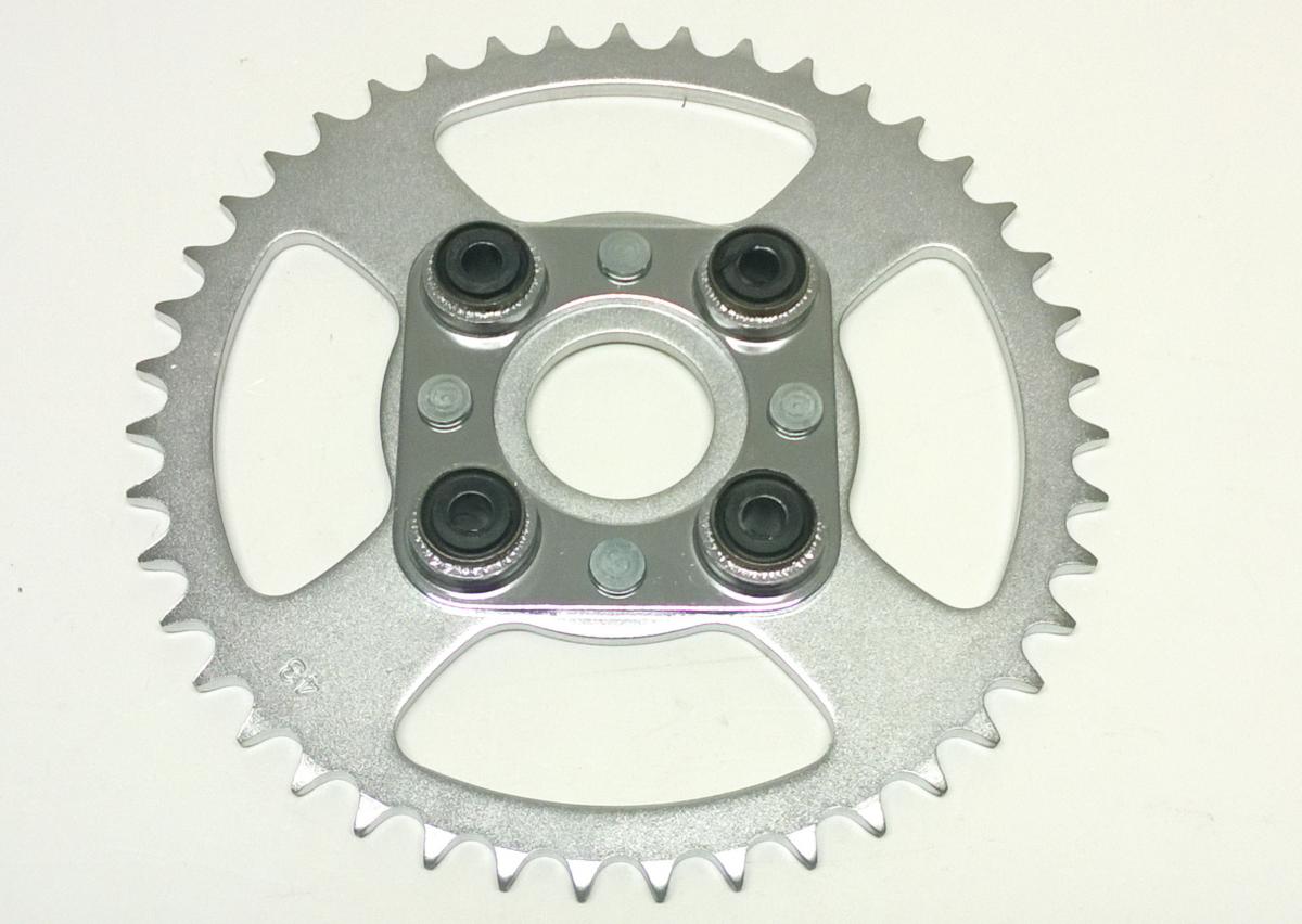 REAR SPROCKET STEEL 43 ATV, ATC HONDA, STEEL 41200-VM4-300 43T, AT-03007