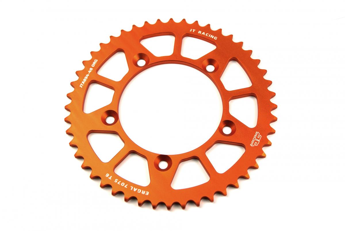 REAR SPROCKET ALLOY ORANGE JT, JTA894.48ORG 7075-T6 Aluminium