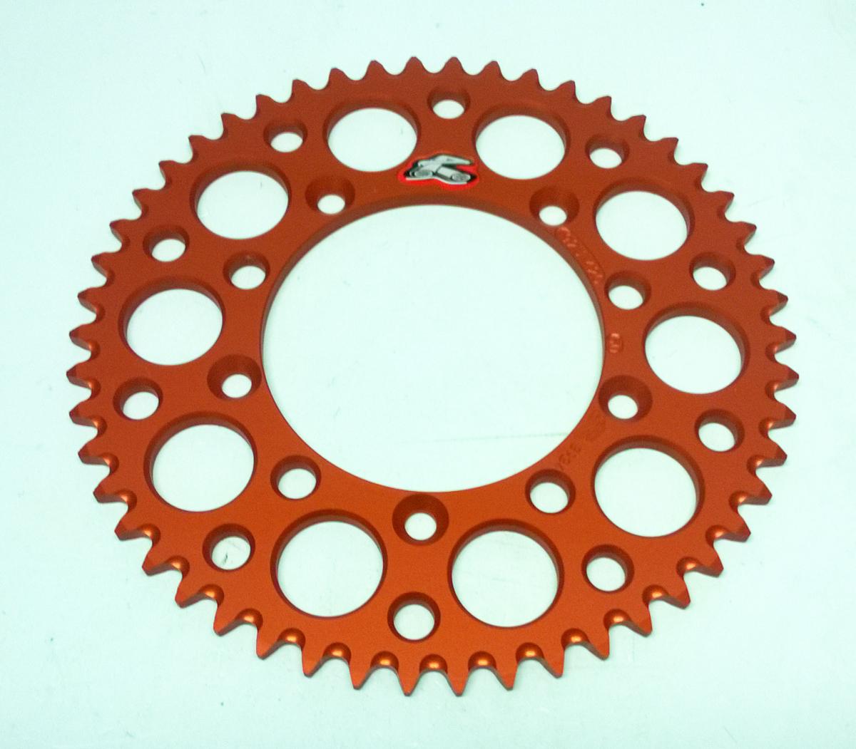 REAR SPROCKET ALLOY RENTHAL, ULTRALITE 192U-420-50GPOR ORANGE, 192-420-50OR