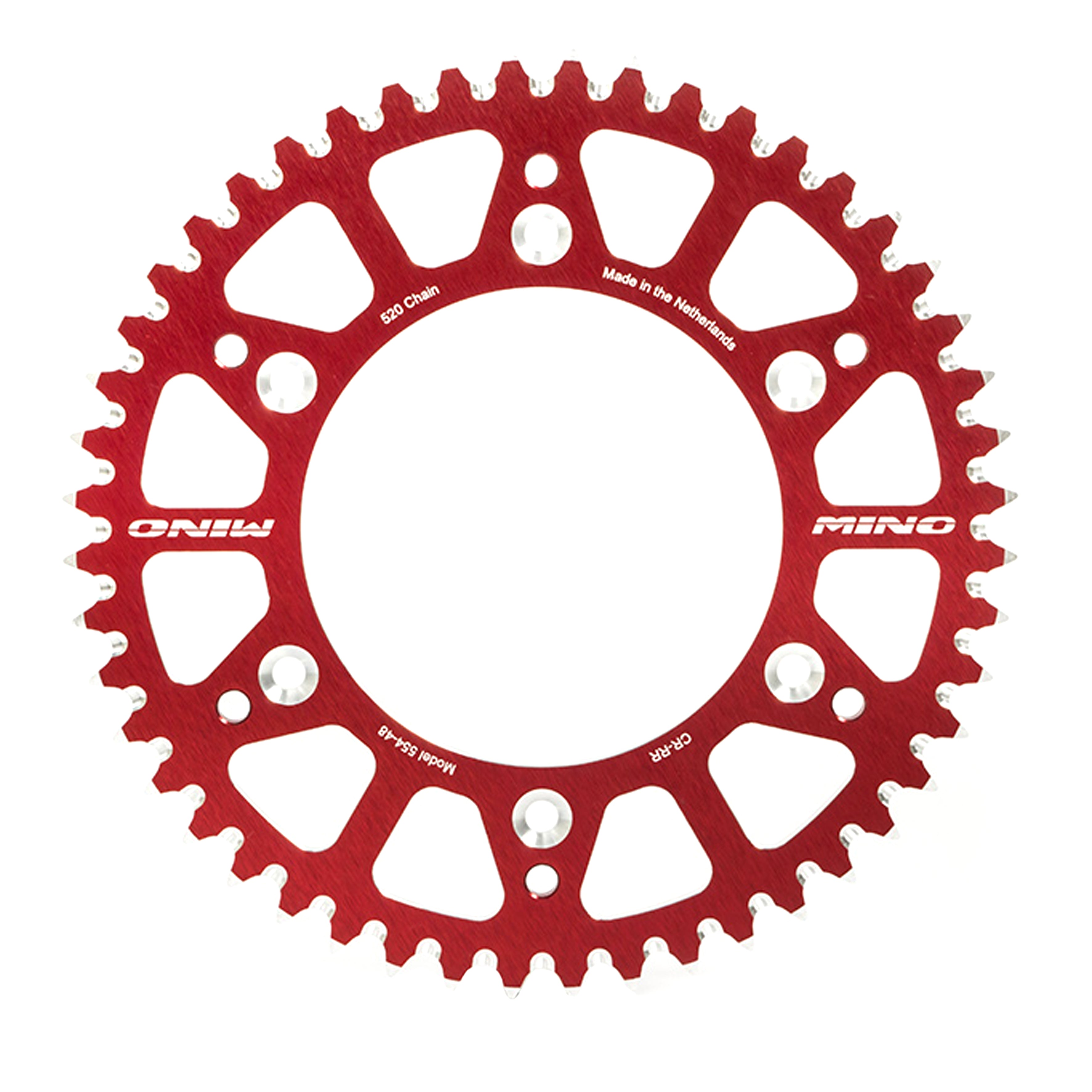 MINO REAR SPROCKET SURRON LIGHT BEE, E RIDE 54 TEETH 25-912-54-3 RED, ALLOY