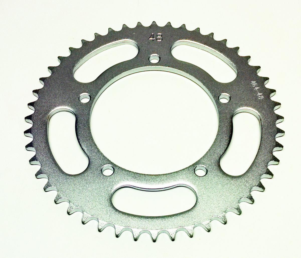REAR SPROCKET STEEL 464 5 HOLE, KAWASAKI KX60/80 JTR464.48