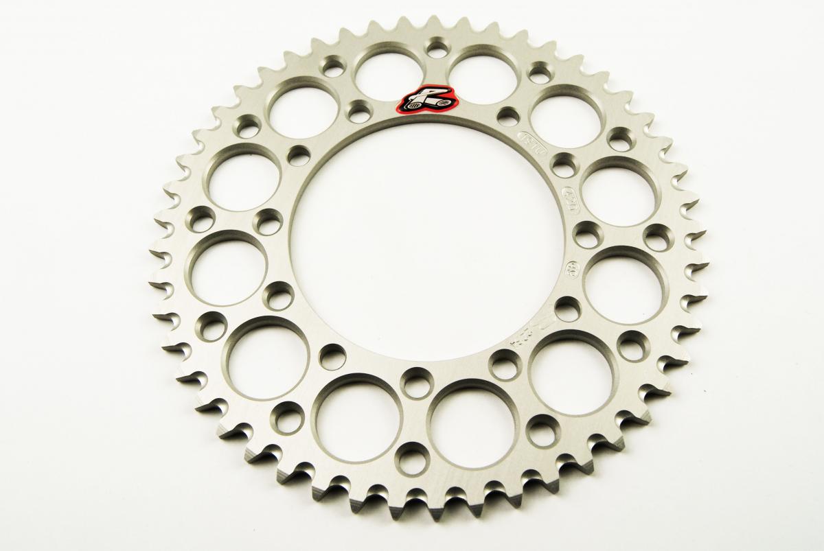 REAR SPROCKET ALLOY RENTHAL, SILVER ULTRALITE 191U-420-49GESI