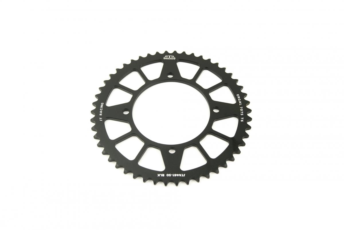REAR SPROCKET ALLOY BLACK 4-HOLE, JTA461.50 7075-T6 Aluminium