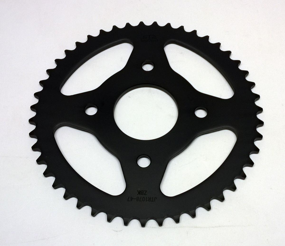 REAR SPROCKET STEEL HARD ZBK, C45 INDUCTION JTR1078.47ZBK