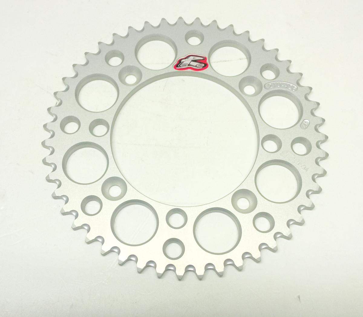 REAR SPROCKET ALLOY RENTHAL, ULTRALITE 121U-428-47GPSI SILVER, SUZUKI, YAMAHA