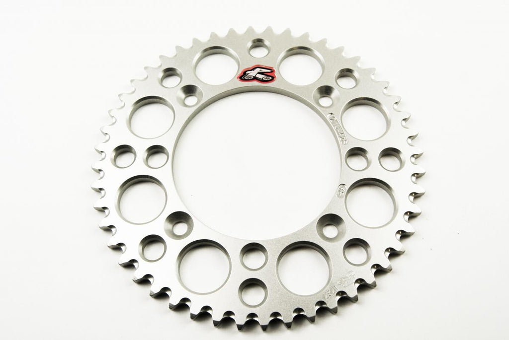 REAR SPROCKET ALLOY RENTHAL, ULTRALITE 121U-428-48GPSI SILVER, SUZUKI, YAMAHA