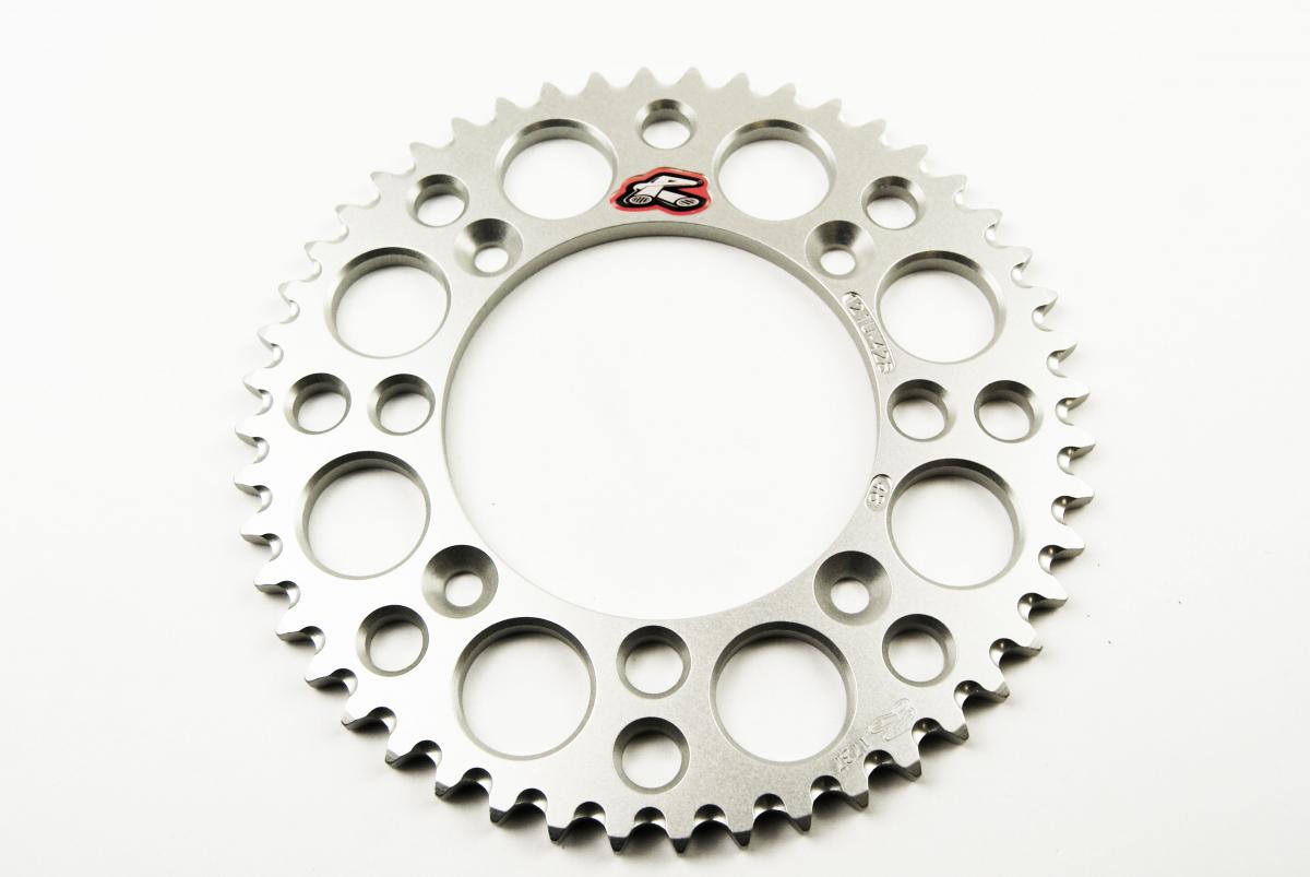REAR SPROCKET ALLOY RENTHAL, ULTRALITE 121U-428-48GPSI SILVER, SUZUKI, YAMAHA