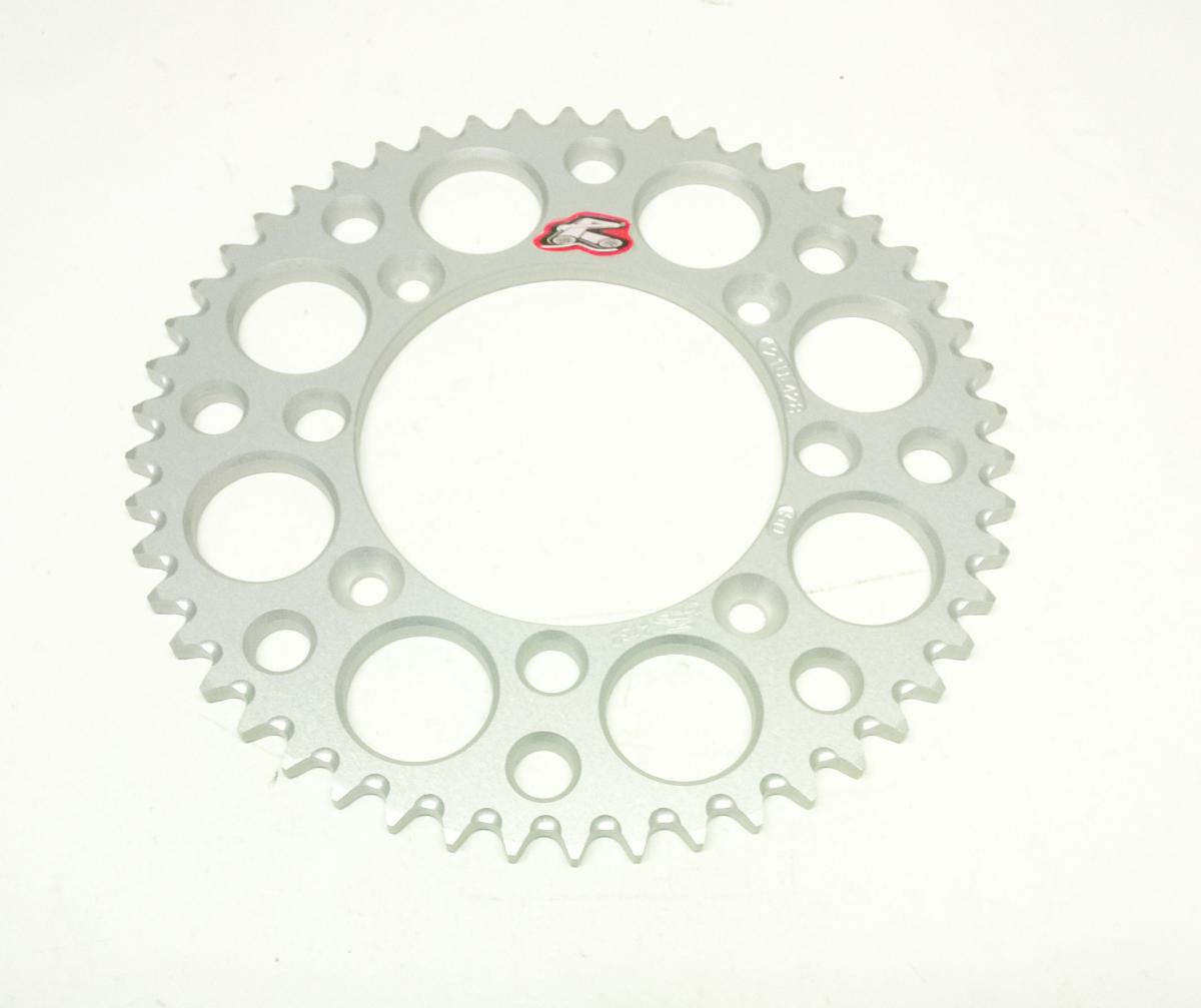 REAR SPROCKET ALLOY RENTHAL, ULTRALITE 121U-428-50GPSI SILVER, SUZUKI, YAMAHA