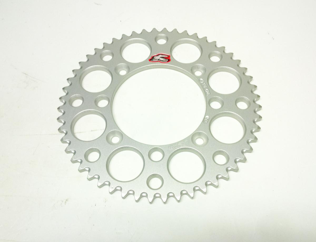 REAR SPROCKET ALLOY RENTHAL, ULTRALITE 121U-428-52GPSI SILVER, SUZUKI, YAMAHA