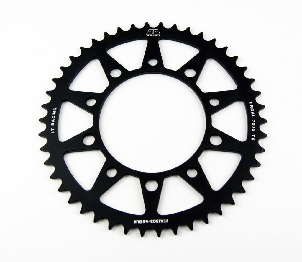 REAR SPROCKET ALLOY JTA1303.46 BLACK, HONDA ROAD CHAIN 520