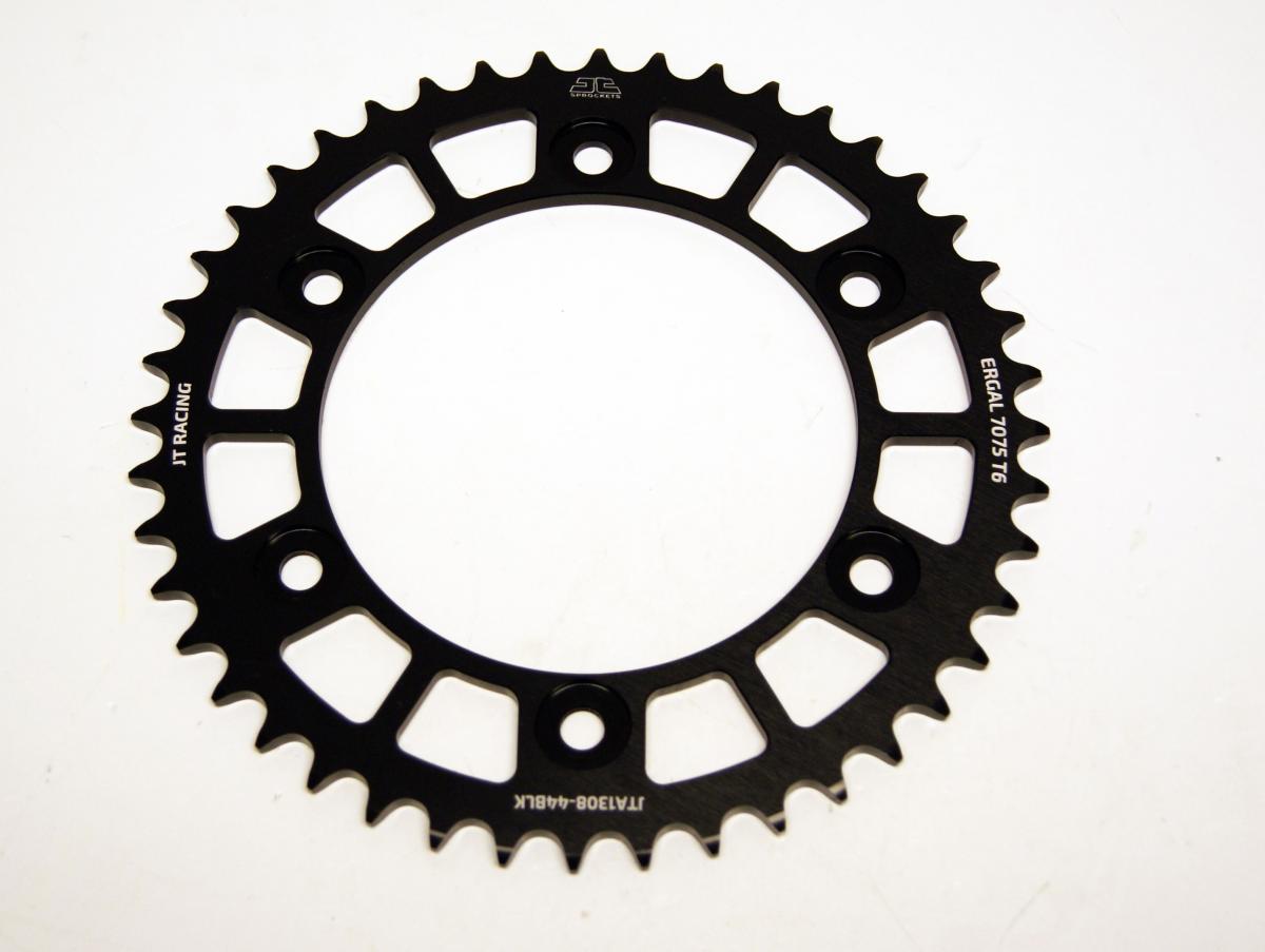 REAR SPROCKET ALLOY JTA1308.44BLK, CHAIN CONVERSION 520 JT RACELITE, HONDA ROAD JTR1308