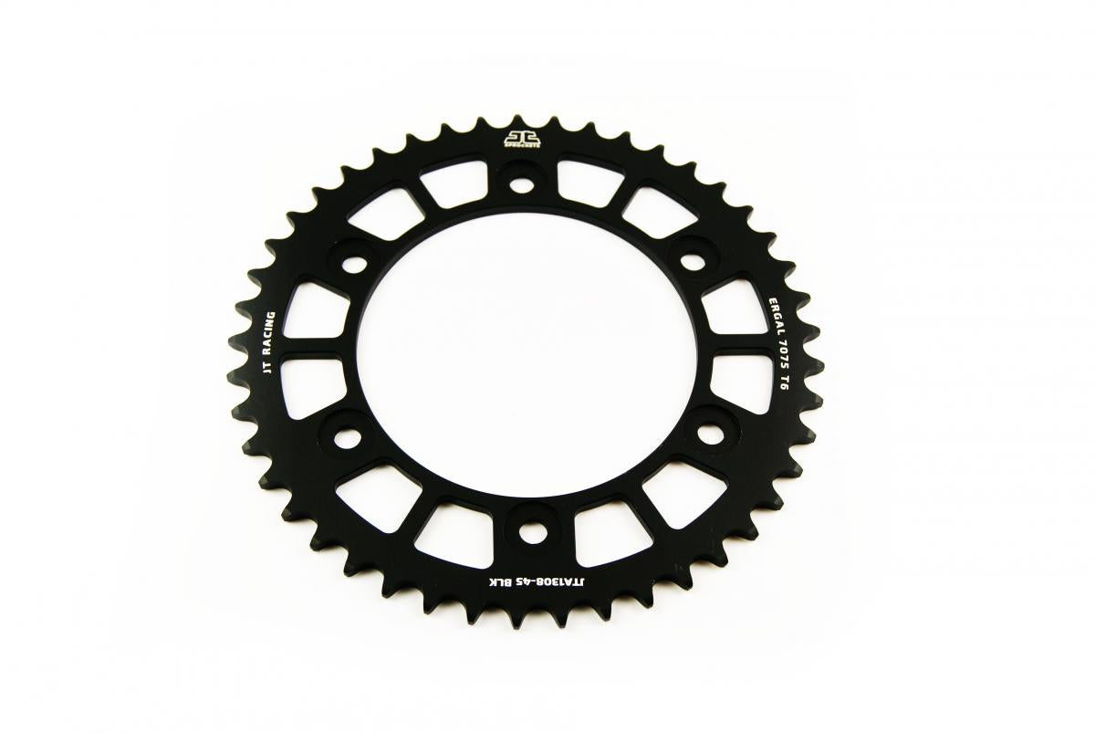 REAR SPROCKET ALLOY JTA1308.45BLK, CHAIN CONVERSION 520 JT RACELITE, HONDA ROAD JTR1308